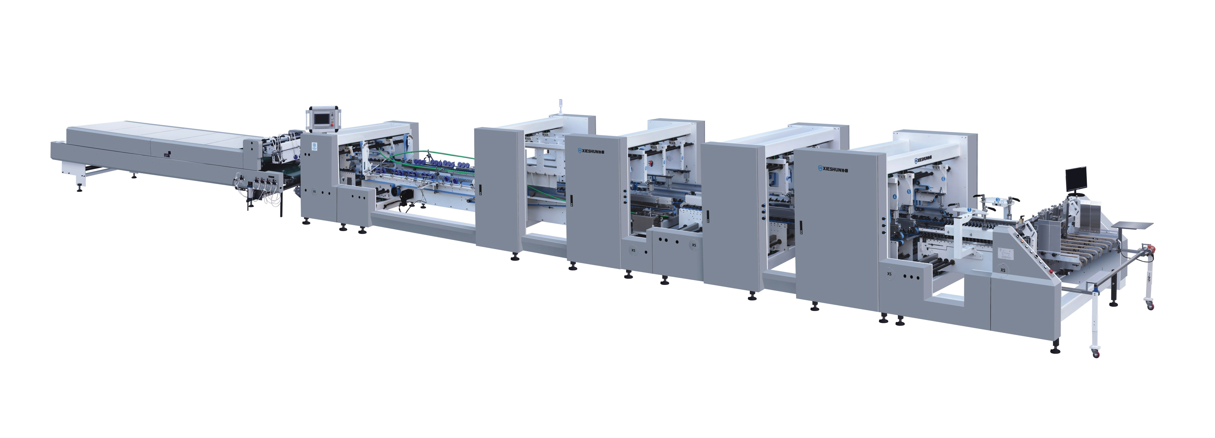XS-M1650 1850 2000 Mataas na Tungkulin na Corrugated Folder Gluer Machine Catalog