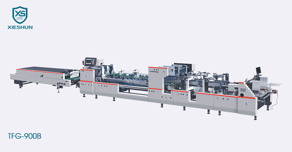 Crash Lock High Speed ​​Folding At Gluing Machine