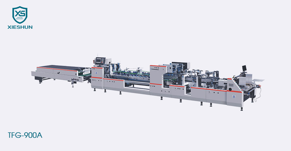 Straight Line High Speed ​​Folding At Gluing Machine